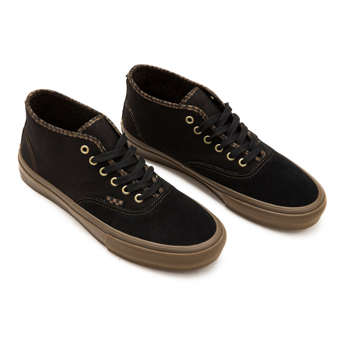 Vans fashion black and rubber