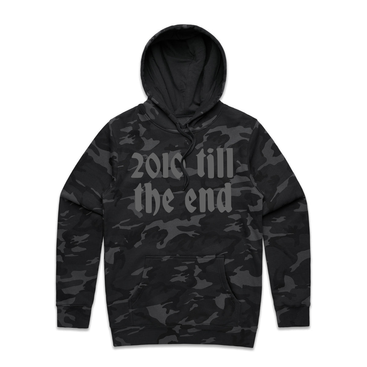 Till the End Hoodie / black camo