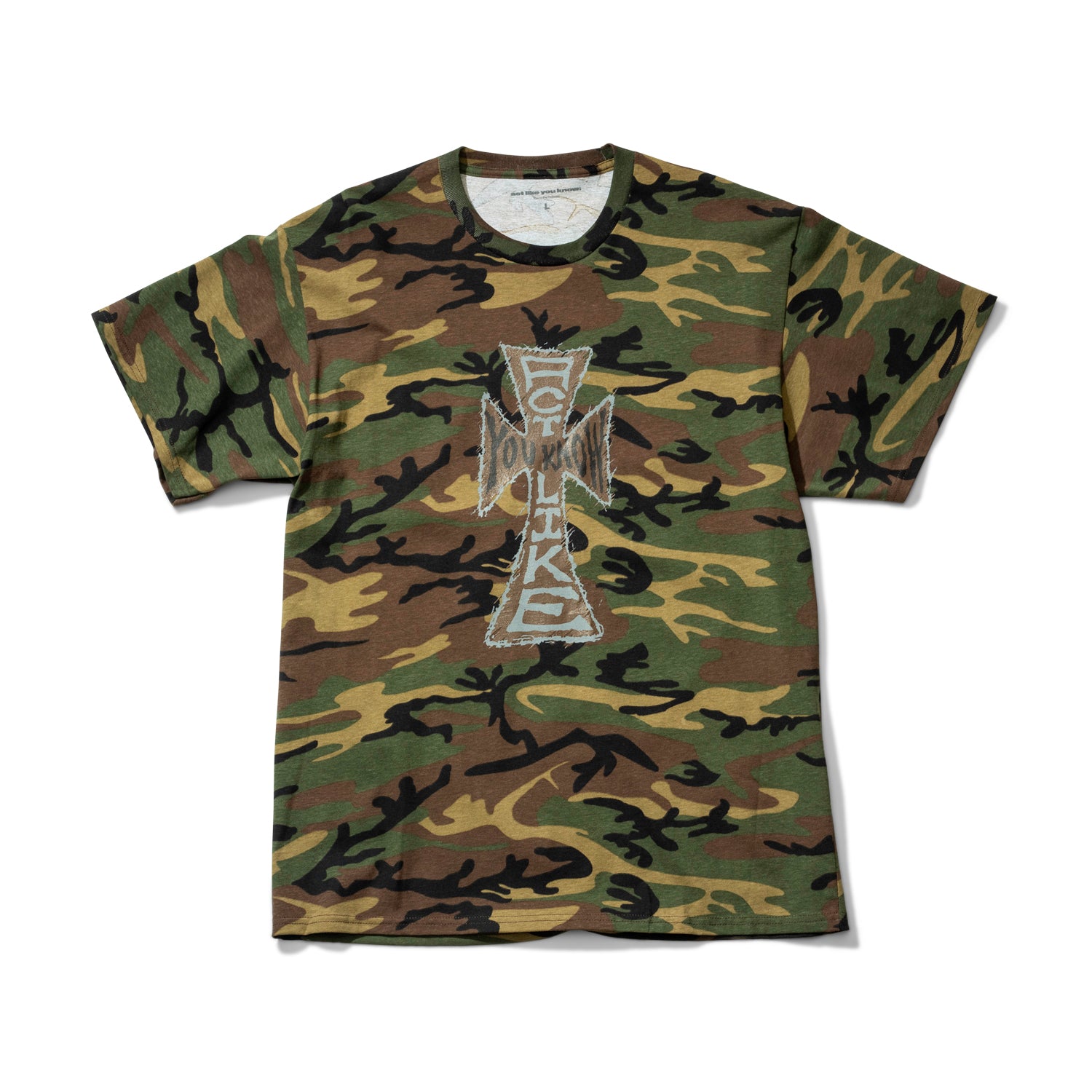 ALYK / Cross Short Sleeve Tee / woodland camo
