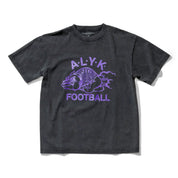 ALYK / Football Short Sleeve Tee / vintage black
