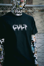 Lined Up Tee