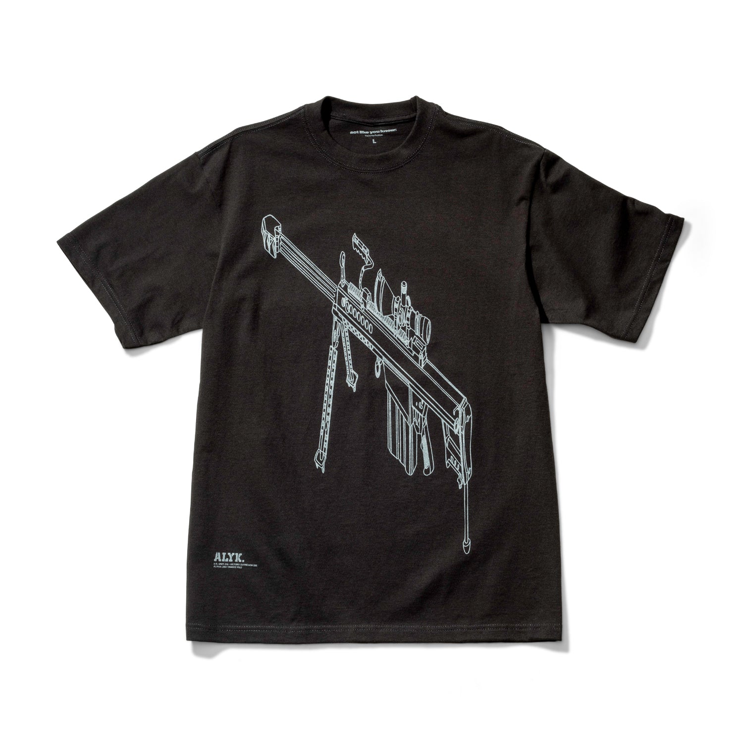 ALYK / UNIT 2.1.6 Short Sleeve Tee / black
