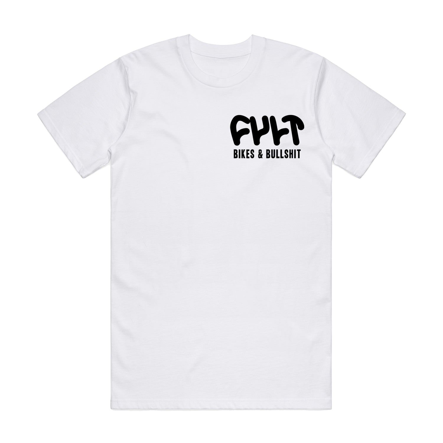 Bullshit Tee / white