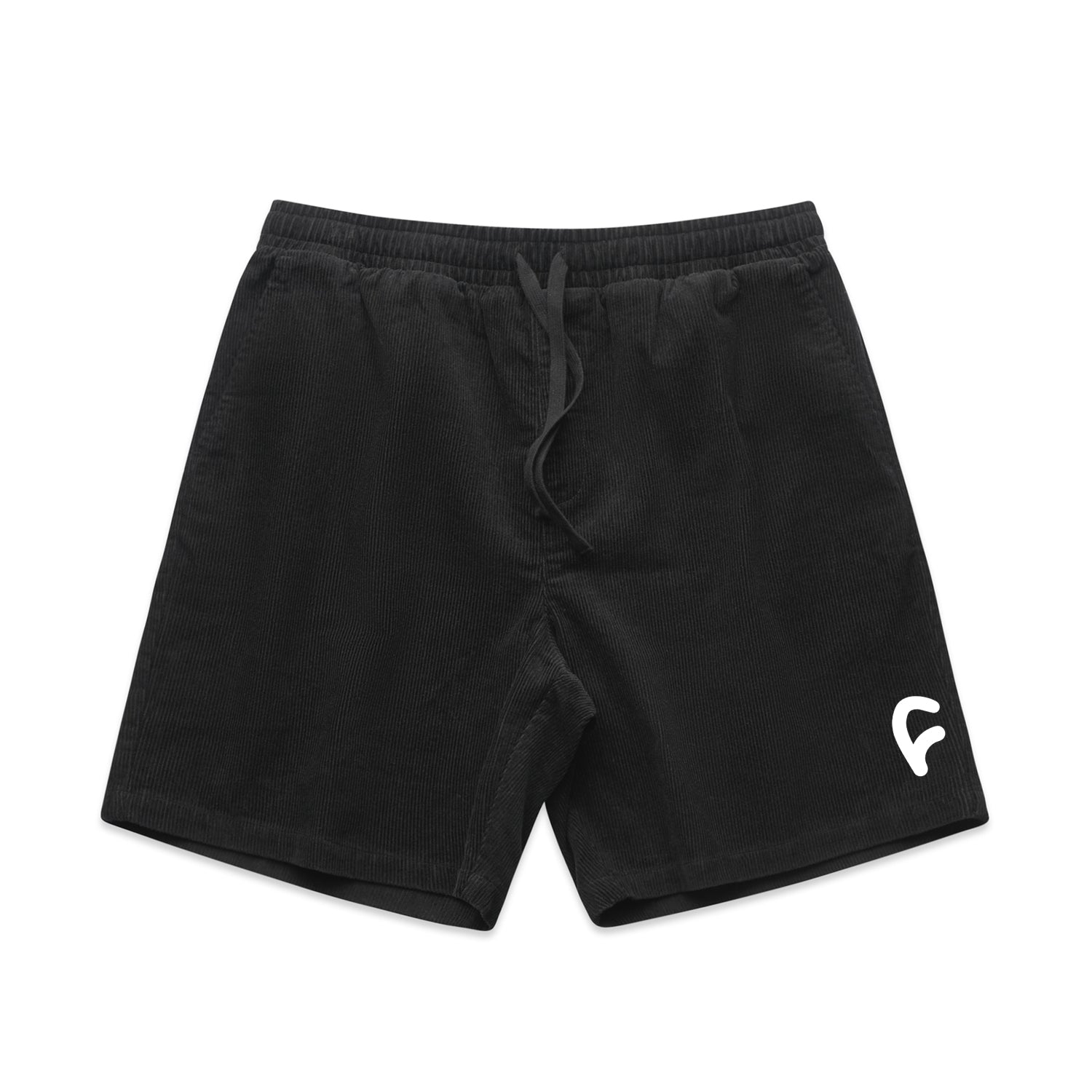 Corduroy Shorts / black