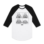 Melted 3/4 Raglan