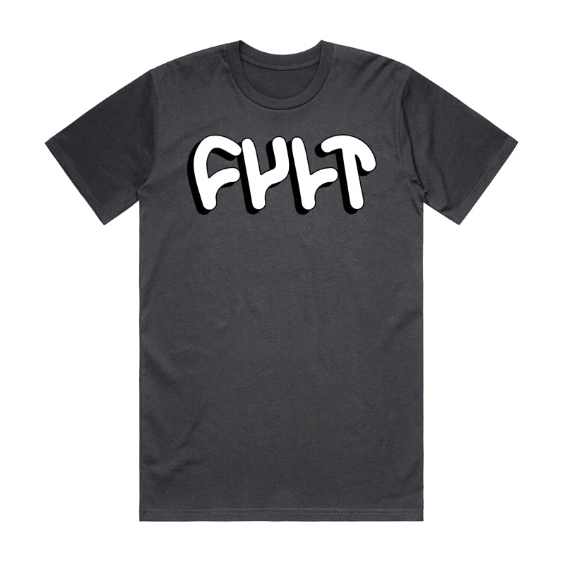 Drop Shadow Tee / faded black