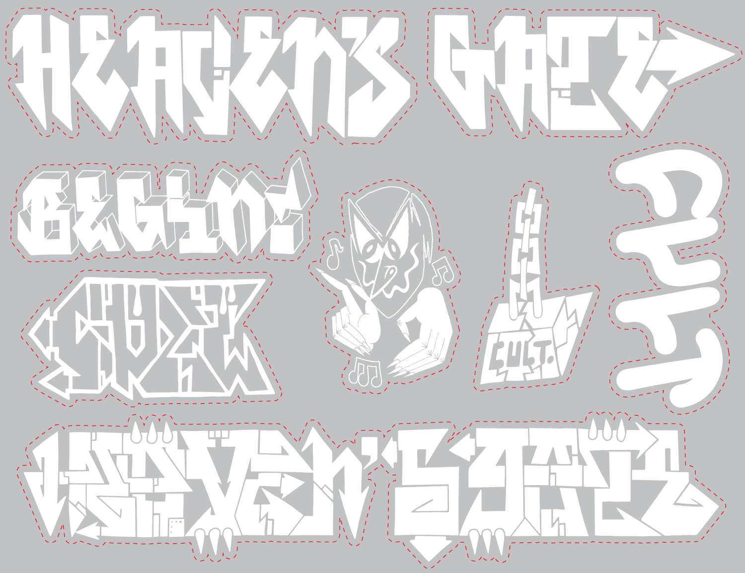 Heaven's Gate Begin Frame / black