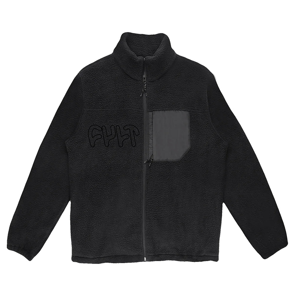 Logo Sherpa Jacket – CULT CREW