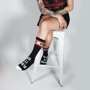 Burn It Down Socks / black