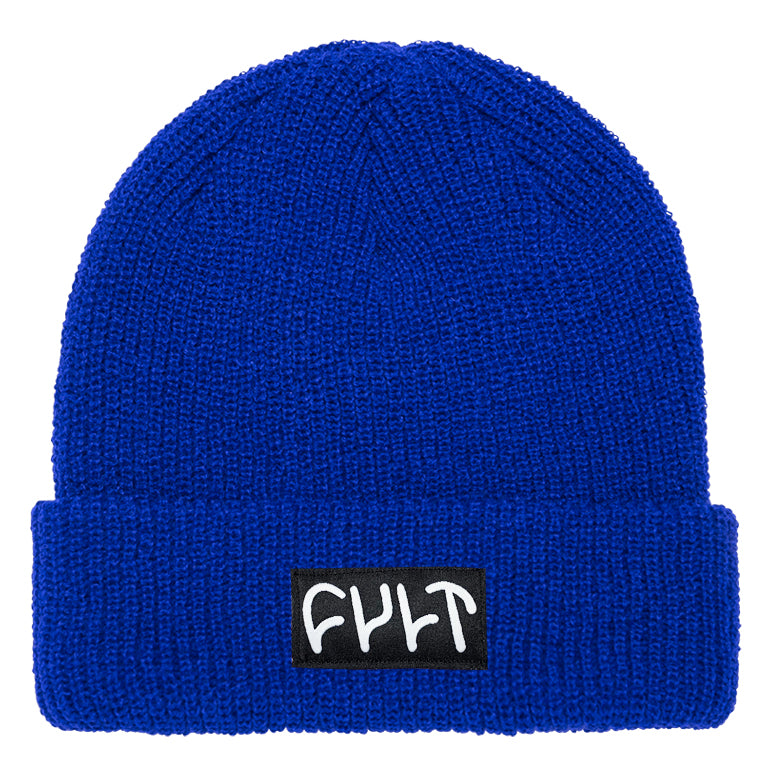 Witness – CREW CULT blue Beanie / ribbed